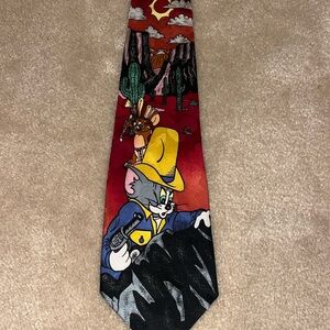 Tom and Jerry Cartoon Character Tie Dad gift